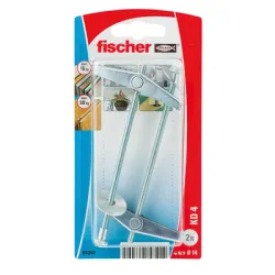 Дюбел Fischer метален разгъващ се с пружина, 2 бр./блистер M4x105 мм, KD 4 K NV Дюбел Fischer метален разгъващ се с пружина, 2 бр./блистер M4x105 мм, KD 4 K NV