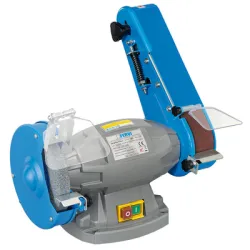 Шлайф Fervi комбиниран с шмиргел  400 W, ф 150 мм, 686х50 мм, 2950 об./мин, S383