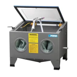 Пясъкоструйка Fervi стационарна пневматична 7.5 bar, 240-300 л/мин, ф 4-7 мм, 0580