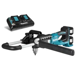 Шнеков свредел Makita за земя акумулаторен 36 V, 5 Ah, 200 мм, DDG460T2X7 Шнеков свредел Makita за земя акумулаторен 36 V, 5 Ah, 200 мм, DDG460T2X7