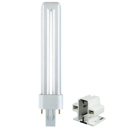 Лампа / крушка Osram луминесцентна енергоспестяваща  компактна PL C, 11 W, 230 V, G23, 4000 K, Dulux S