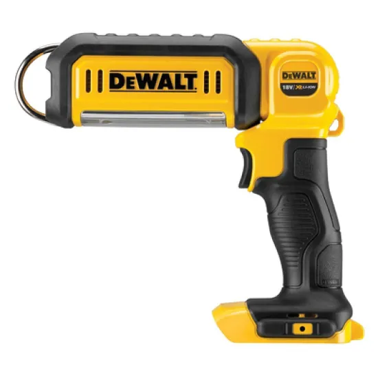 Фенер DeWALT ръчен акумулаторен без батерия и зарядно 18 V, 500 lm, 54 IP, жълт, DCL050