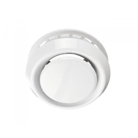 Клапа Vents за вентилационна система от PVC кръгла ф 125 мм, бяла, A 125 VRF Клапа Vents за вентилационна система от PVC кръгла ф 125 мм, бяла, A 125 VRF