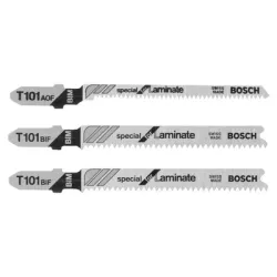 Нож Bosch за зеге комплект 3 бр., T-захват, криволинейно, праволинейно