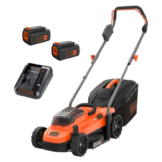 Коса Black & Decker акумулаторна колесна 36 V, 2.5 Ah, 330 мм, BCMW3336L2