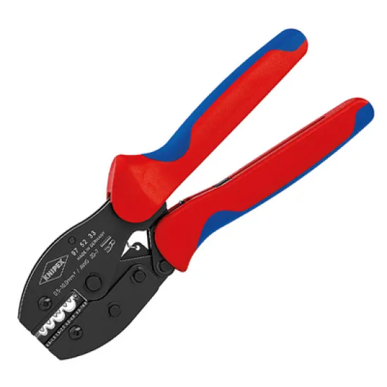 Клещи Knipex кербовъчни за кабелни накрайници 220 мм, PreciForce Клещи Knipex кербовъчни за кабелни накрайници 220 мм, PreciForce