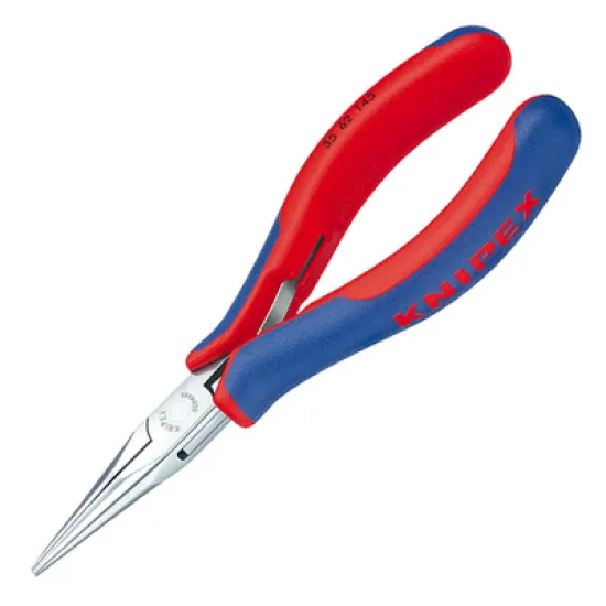 Клещи Knipex телефонни островърхи прави, с изолация 145 мм, 35 62 145