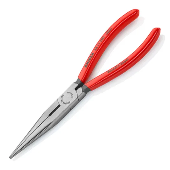 Клещи Knipex телефонни островърхи прави, с изолация 200 мм, 3.2 мм, 26 11 200