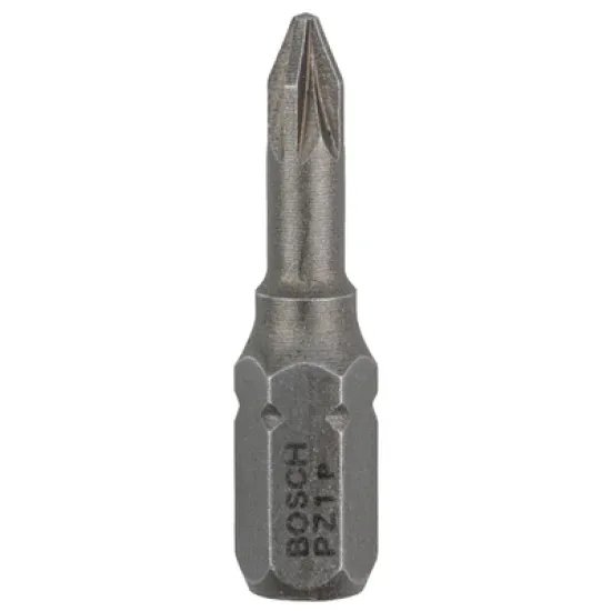 Накрайник бит Bosch PZ Pozidriv кръстат  3 бр., PZ 1, 1/4, 25 мм, Extra Hard