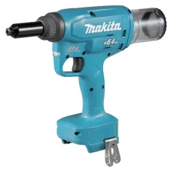 Попнитачка Makita акумулаторна професионална без батерия и зарядно 18 V, 20 kN, 2.4-6.4 мм, DRV250Z