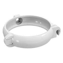 Скоба Devorex за водосточни тръби ф 80 мм, бяла, PVC, Classic 120