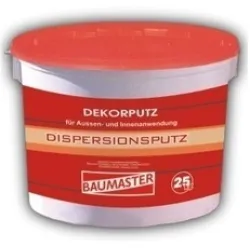 Мазилка Strom полимерна фасадна драскана 1.5 мм, 25 кг, Baumaster