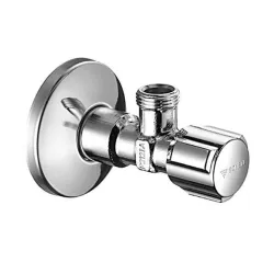 Кран Schell кеклов метален ъглов 1/2 х 1/2, резба М <> резба М