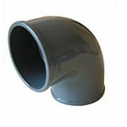 Коляно PVC за лепене ф 50 мм, 90 °, 16 bar