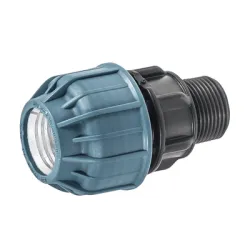 Преход Elysee PP бърза връзка за PE тръби външна резба ф 90 мм x 2, 10 bar, 330 Преход Elysee PP бърза връзка за PE тръби външна резба ф 90 мм x 2, 10 bar, 330