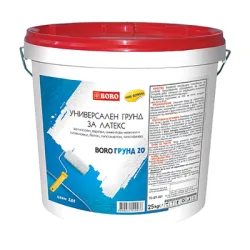 Грунд Boro за гипскартон дълбокопроникващ 23 кг, бял, BoroGrund 20