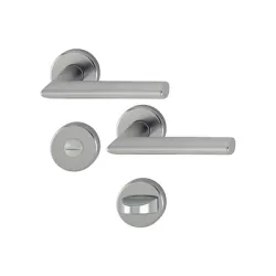 Дръжка Hoppe за сервизна брава с розетка титан, 37-42 мм, Stockholm Дръжка Hoppe за сервизна брава с розетка титан, 37-42 мм, Stockholm