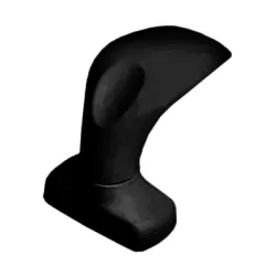 Дръжка Metal за брава тип топка стационарна черна, Unimet 1