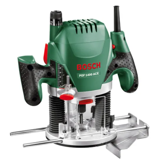 Оберфреза Bosch ръчна  1400 W, 11 000-28 000 об./мин, ф 6-8 мм, POF 1400 ACE