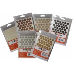 Стикер Magus за глава на винт декоративен ф 14 мм, сив металик