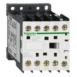 Контактор Schneider Electric променливотоков 3P (3 NO), 1 NO, 220 V, 9 A, TeSys K Контактор Schneider Electric променливотоков 3P (3 NO), 1 NO, 220 V, 9 A, TeSys K