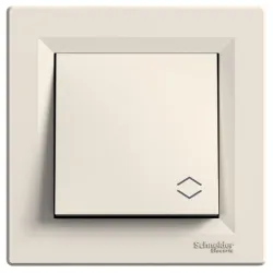 Ключ Schneider Electric електрически интериорен девиаторен скрит монтаж, сх. 6, 10 A, крем, Asfora Ключ Schneider Electric електрически интериорен девиаторен скрит монтаж, сх. 6, 10 A, крем, Asfora