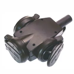 Контакт as - Schwabe тип куплунг 3 контакта 16 A, 44 IP, черен