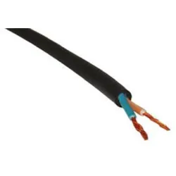 Кабел с каучукова изолация ШКПТ / H07RN-F, 2x1.50 мм2, черен Кабел с каучукова изолация ШКПТ / H07RN-F, 2x1.50 мм2, черен