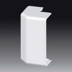 Ъгъл Kopos за кабелен канал PVC външен 120х40 мм, бял, 8586 HB Ъгъл Kopos за кабелен канал PVC външен 120х40 мм, бял, 8586 HB