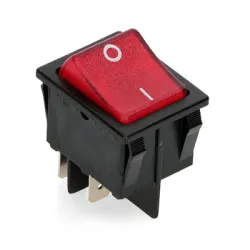 Ключ Delta-Elis за бойлер светещ 22х30 мм, червен с черна рамка Ключ Delta-Elis за бойлер светещ 22х30 мм, червен с черна рамка