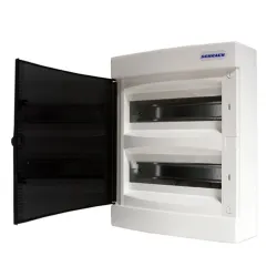 Табло Schrack Technik апартаментно открит монтаж 24 модула, 361x287x112 мм, бяло/опушена врата Табло Schrack Technik апартаментно открит монтаж 24 модула, 361x287x112 мм, бяло/опушена врата