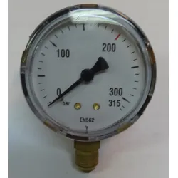 Манометър GCE за въглероден диоксид радиален ф 63 мм, 0-315 bar, 1/4, RHONA 2001 Манометър GCE за въглероден диоксид радиален ф 63 мм, 0-315 bar, 1/4, RHONA 2001