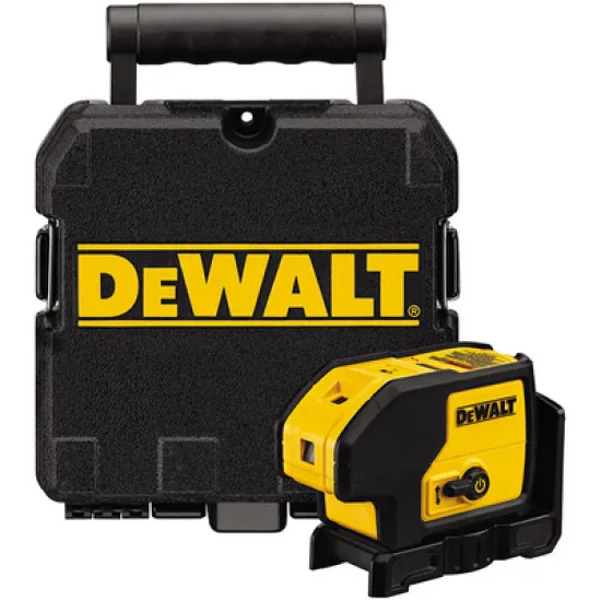 Нивелир DeWALT лазерен точков 30 м, 0.2 мм/м, DW083K