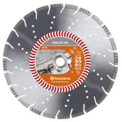 Диск Husqvarna Construction диамантен за сухо и мокро рязане на бетон, тухли и керемиди 350x25.4 мм, 10 мм, Vari-Cut S45 Диск Husqvarna Construction диамантен за сухо и мокро рязане на бетон, тухли и керемиди 350x25.4 мм, 10 мм, Vari-Cut S45