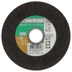 Диск HiKOKI - Hitachi карбофлексен за рязане на метал и неръждаема стомана 115х22.2х1 мм, A60U-BF41 Диск HiKOKI - Hitachi карбофлексен за рязане на метал и неръждаема стомана 115х22.2х1 мм, A60U-BF41