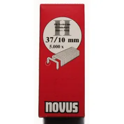 Скоби Novus за такери 10.6х0.75x6 мм, 5000 бр., Type H37 Скоби Novus за такери 10.6х0.75x6 мм, 5000 бр., Type H37