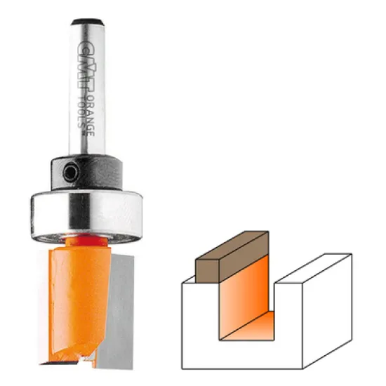 Фрезер CMT за дърво профилен прав, с лагер ф 13х20/57 мм, ф 6 мм, 711B
