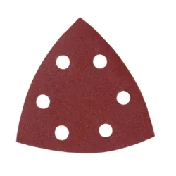 Шкурка Makita за виброшлайф триъгълна с 6 отвора 94x94x94 мм, P60 Шкурка Makita за виброшлайф триъгълна с 6 отвора 94x94x94 мм, P60