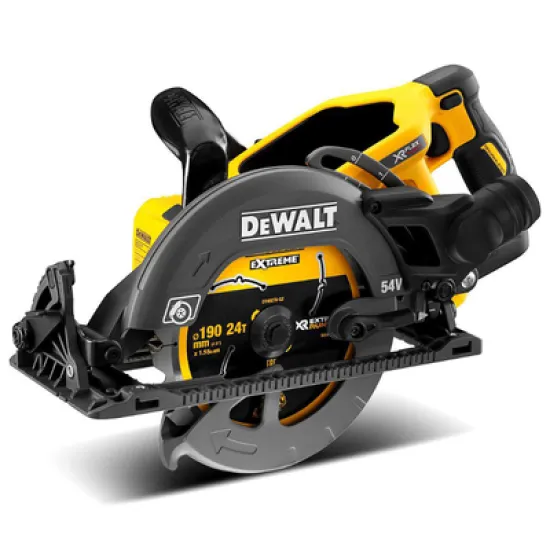 Циркуляр DeWALT ръчен акумулаторен без батерия и зарядно ф 190 мм, 54 V, 5800 об./мин, DCS577N