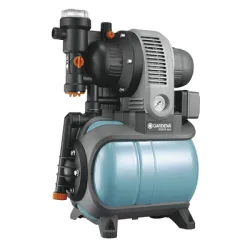 Уредба Gardena хидрофорна с цилиндричен съд 8 м, 24 л, 2.82 м3/ч, 40 м, Classic 3000/4 ECO Уредба Gardena хидрофорна с цилиндричен съд 8 м, 24 л, 2.82 м3/ч, 40 м, Classic 3000/4 ECO