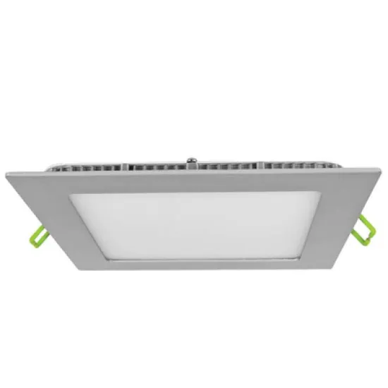 Лампа Vivalux тип панел LED за вграждане 12 W, 230 V, 4000 K, 850 lm, 170 мм, сребро, Grid LED