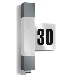 LED лампа Steinel Sensors DIY фасадна със сензор 8.2 W, 364 мм, 230 V, 44 IP, 3000 K, сребро, L 630 LED LED лампа Steinel Sensors DIY фасадна със сензор 8.2 W, 364 мм, 230 V, 44 IP, 3000 K, сребро, L 630 LED