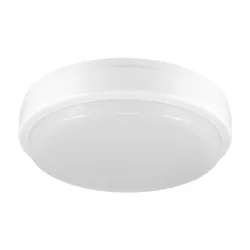 LED плафониера Vivalux интериорна влагозащитена  12 W, 230 V, 54 IP, 209 мм, 4000 K, бял, Ellis LED