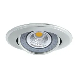 Тяло Vivalux за луничка с насочване за вграждане 50 W, 12 V, 20 IP, Gx5.3, 92 мм, сатениран никел/никел, Blake SL315