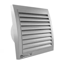 Вентилатор MMotors за стенен монтаж квадратен с клапа, датчик и таймер за влага 17 W, 105 м3/ч, 150х149х78 мм, ф 100 мм, инокс, MM 100 T-HCS Вентилатор MMotors за стенен монтаж квадратен с клапа, датчик и таймер за влага 17 W, 105 м3/ч, 150х149х78 мм, ф 100 мм, инокс, MM 100 T-HCS
