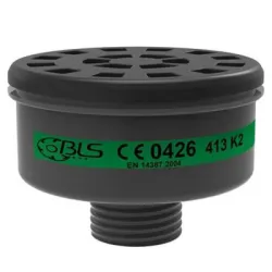 Филтър BLS за полумаски и маски с байонет K2, 413 K2 Филтър BLS за полумаски и маски с байонет K2, 413 K2