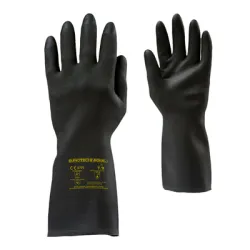 Ръкавици Eurotechnique от неопрен  размер 10, 310 мм, черни, Eurochem NE5310