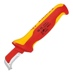 Нож Knipex за сваляне изолация от кабели 1000V VDE 38/180 мм Нож Knipex за сваляне изолация от кабели 1000V VDE 38/180 мм
