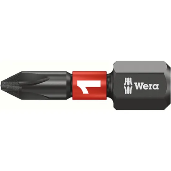 Накрайник бит Wera PH Philips кръстат ударен PH 1, 1/4, 25 мм, 851/1 IMP DC Impaktor