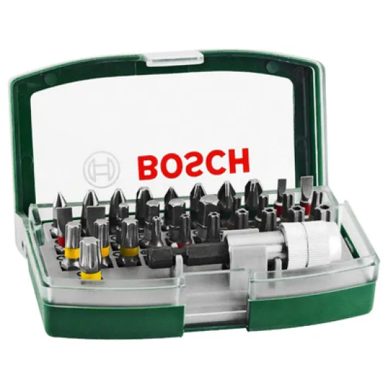 Накрайник бит Bosch комплект PH/PZ/SB/TX/SW с магнитен държач 1/4